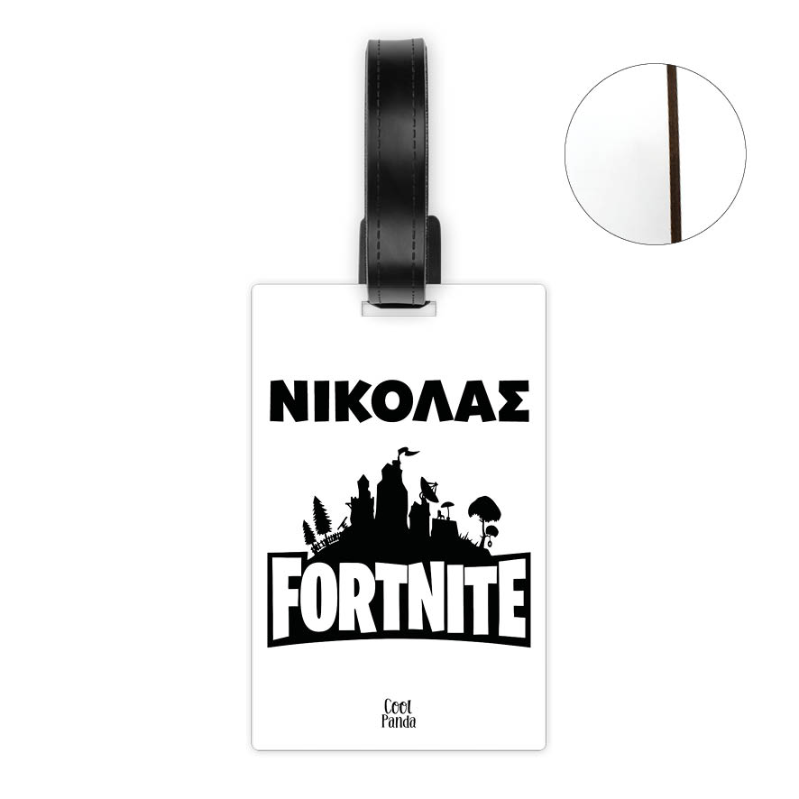 Ταμπελάκι τσάντας ξύλινο “Fortnite”