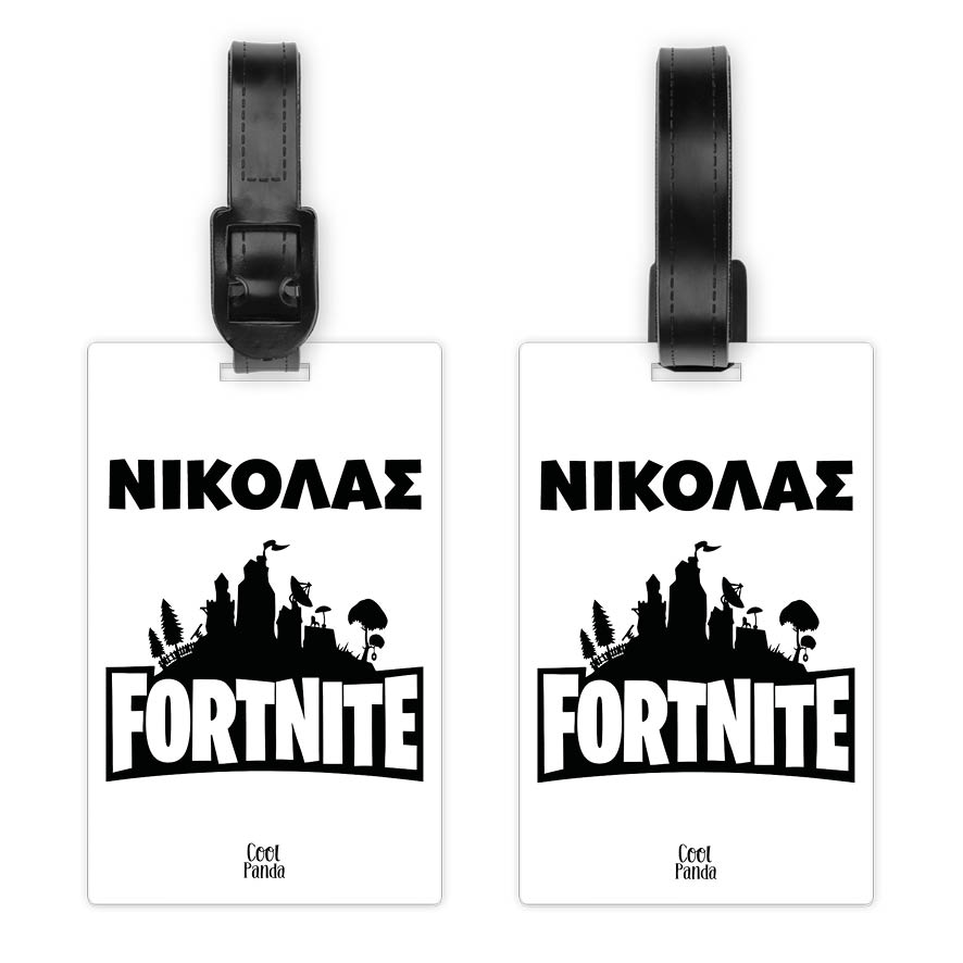 Ταμπελάκι τσάντας ξύλινο “Fortnite”