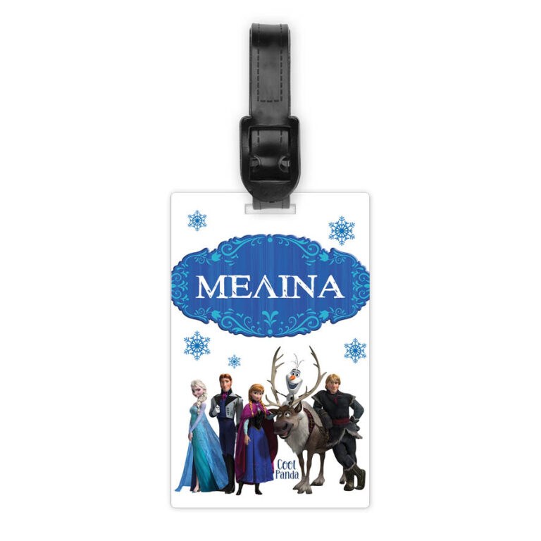 Ταμπελάκι τσάντας ξύλινο “Frozen”