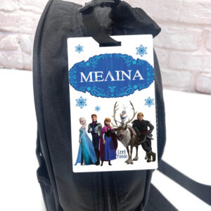 Ταμπελάκι τσάντας ξύλινο “Frozen”