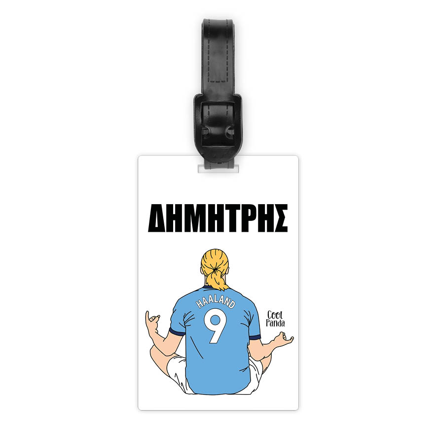 Ταμπελάκι τσάντας ξύλινο “Haaland”