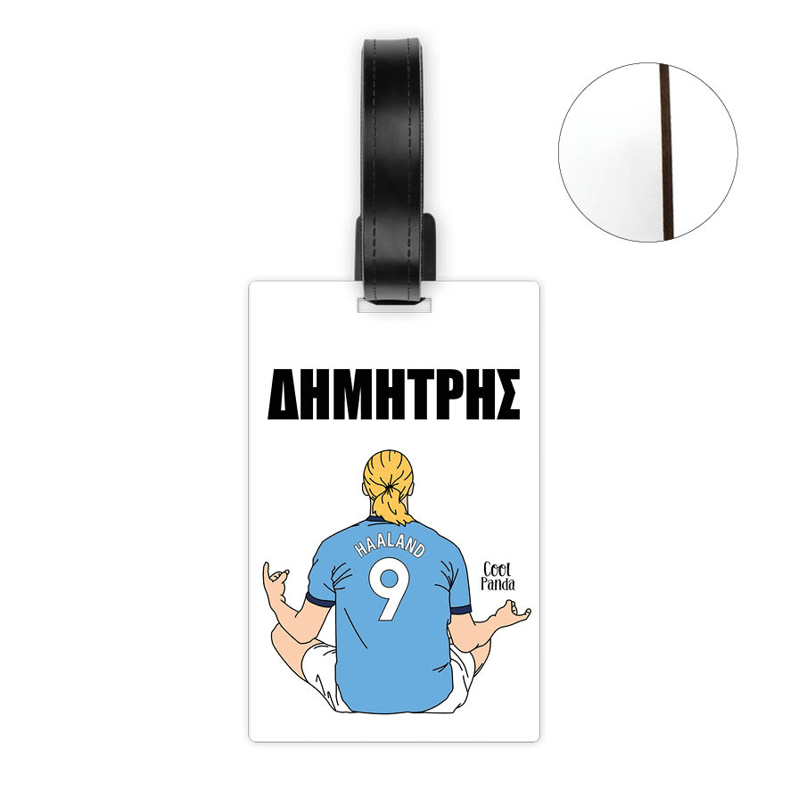 Ταμπελάκι τσάντας ξύλινο “Haaland”