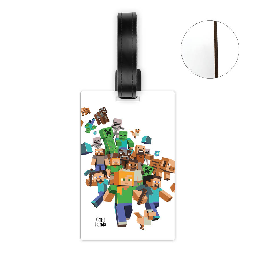 Ταμπελάκι τσάντας ξύλινο “Minecraft”