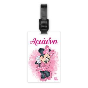 Ταμπελάκι τσάντας ξύλινο “Minnie Mouse”