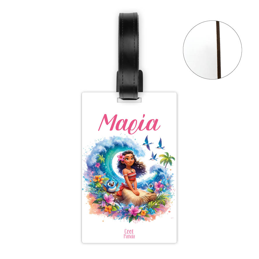 Ταμπελάκι τσάντας ξύλινο “Moana”