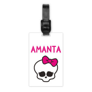 Ταμπελάκι τσάντας ξύλινο “Monster High”