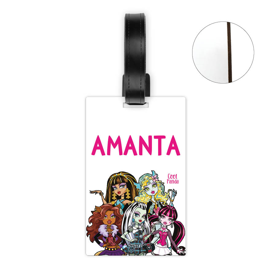 Ταμπελάκι τσάντας ξύλινο “Monster High”