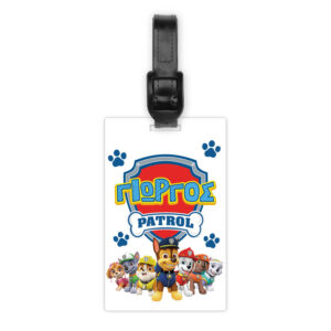 Ταμπελάκι τσάντας ξύλινο “Paw Patrol”