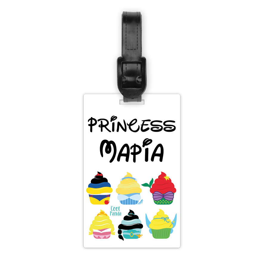 Ταμπελάκι τσάντας ξύλινο “Πριγκίπισσες Cupcake”