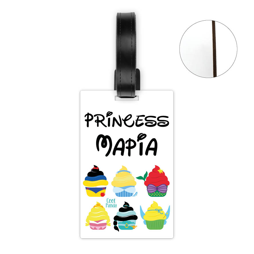 Ταμπελάκι τσάντας ξύλινο “Πριγκίπισσες Cupcake”