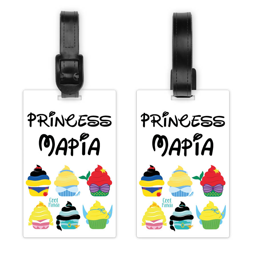 Ταμπελάκι τσάντας ξύλινο “Πριγκίπισσες Cupcake”