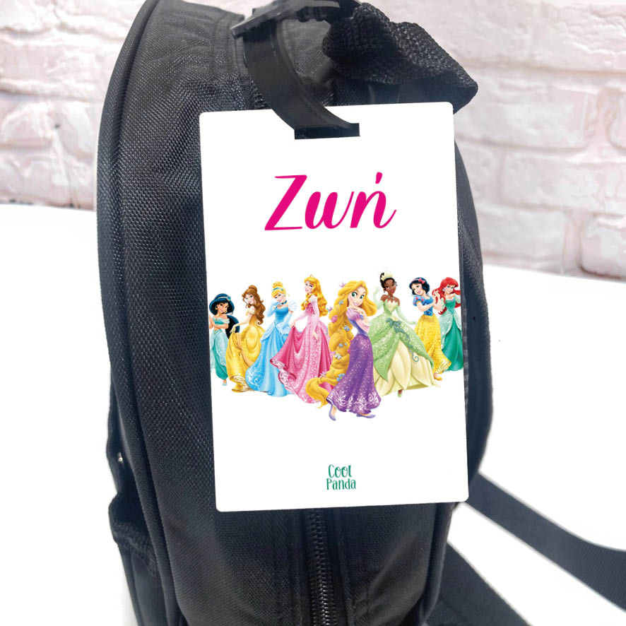 Ταμπελάκι τσάντας ξύλινο “Πριγκίπισσες”