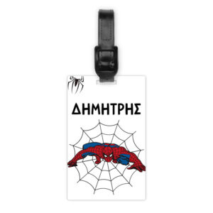 Ταμπελάκι τσάντας ξύλινο “Spiderman”