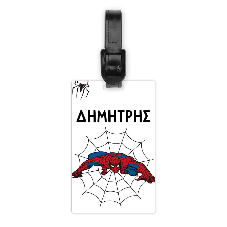 Ταμπελάκι τσάντας ξύλινο “Spiderman”