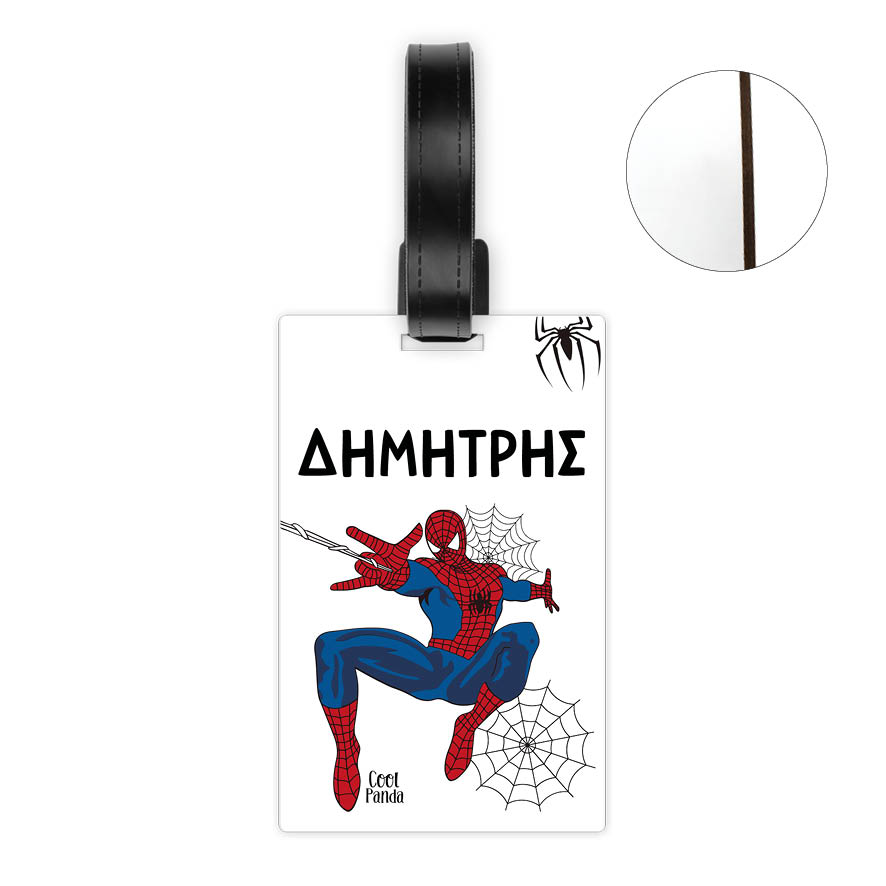 Ταμπελάκι τσάντας ξύλινο “Spiderman”