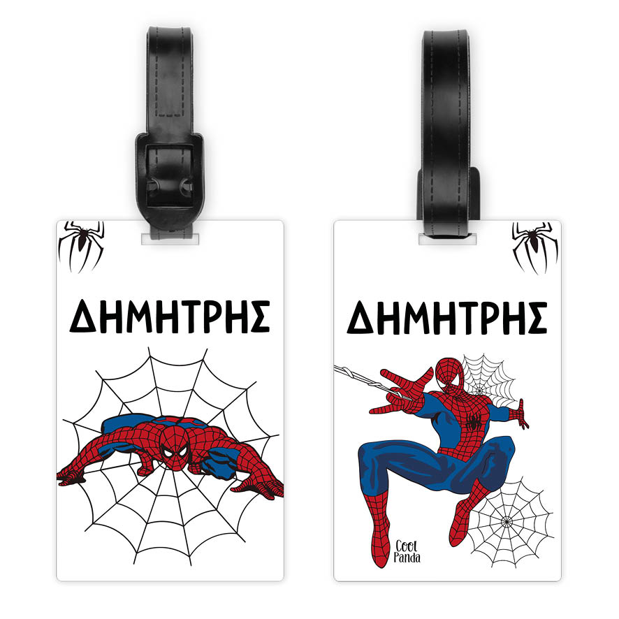Ταμπελάκι τσάντας ξύλινο “Spiderman”