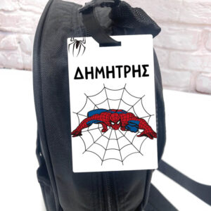 Ταμπελάκι τσάντας ξύλινο “Spiderman”