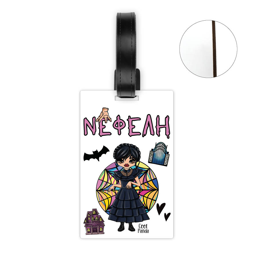 Ταμπελάκι τσάντας ξύλινο “Wednesday”