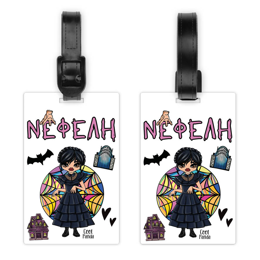 Ταμπελάκι τσάντας ξύλινο “Wednesday”