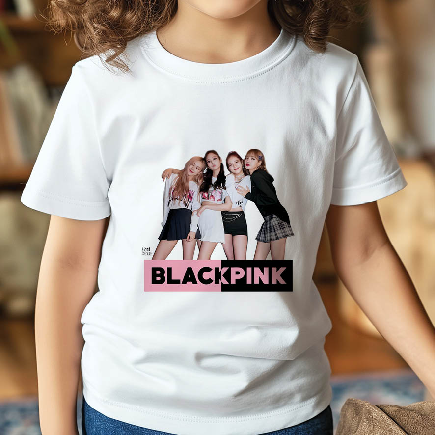 Παιδικό T-shirt “Black Pink photo”