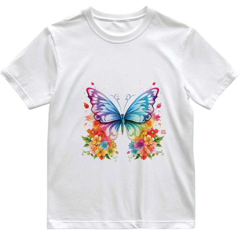 Παιδικό T-shirt “Floral Πεταλούδα”