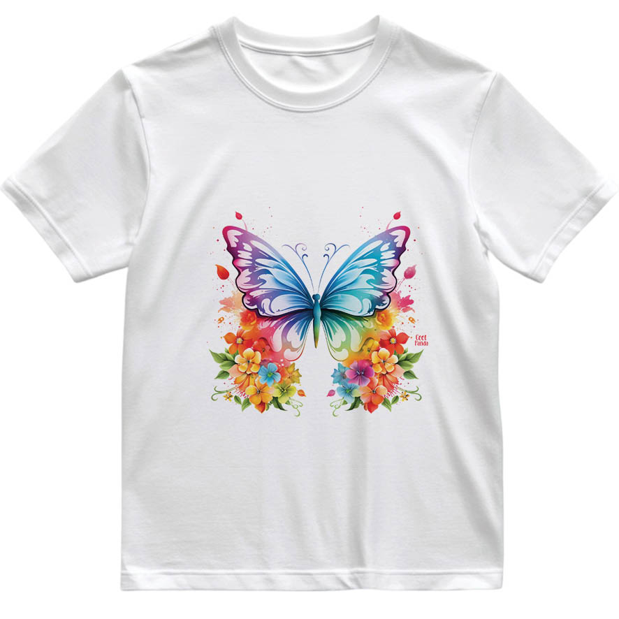 Παιδικό T-shirt “Floral Πεταλούδα”