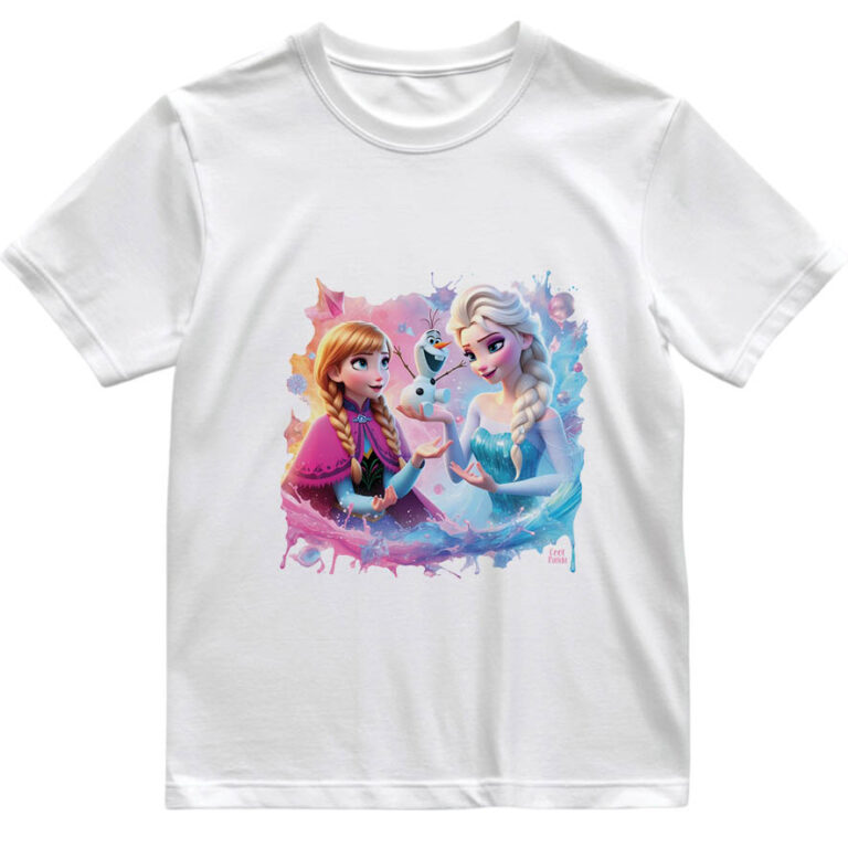 Παιδικό T-shirt “Frozen Elsa & Anna”