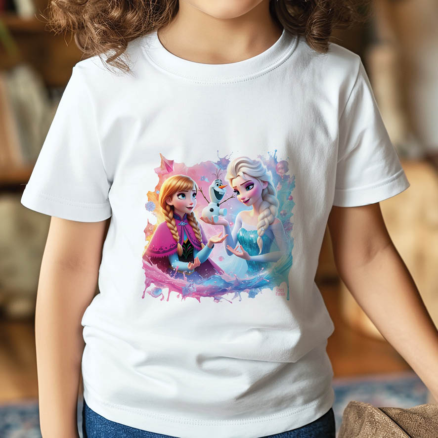 Παιδικό T-shirt “Frozen Elsa & Anna”