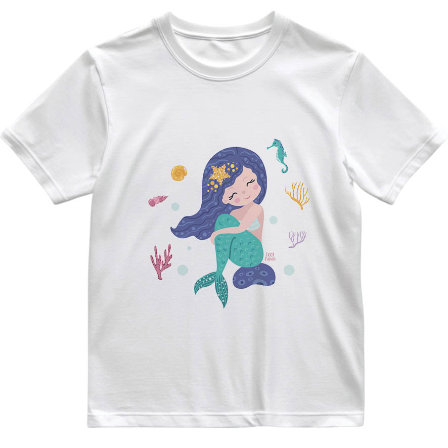 Παιδικό T-shirt “Μωβ Γοργόνες”