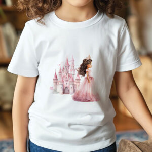 Παιδικό T-shirt “Πριγκίπισσα με κάστρο”