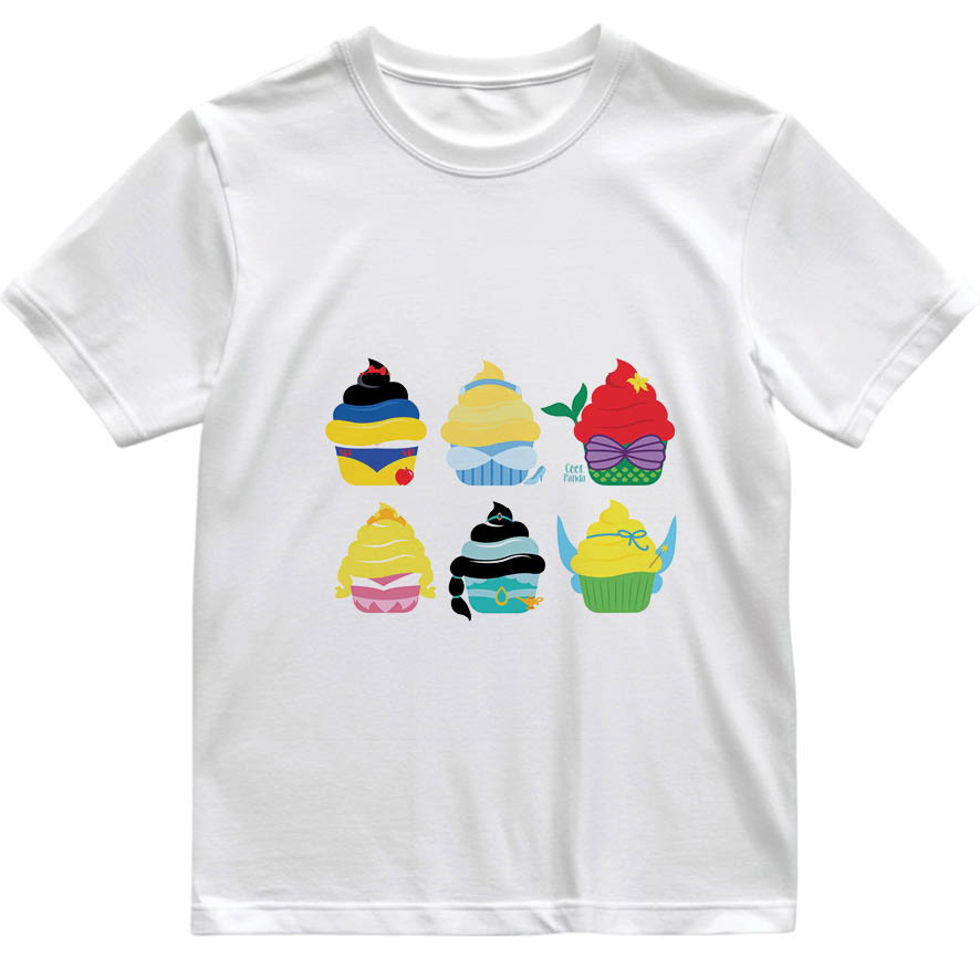 Παιδικό T-shirt “Πριγκίπισσες Cupcake”