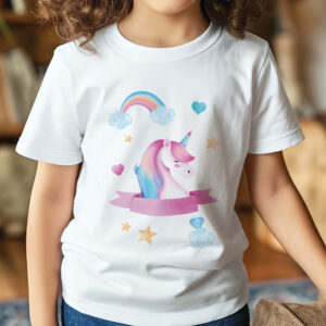Παιδικό T-shirt “Unicorn pink”
