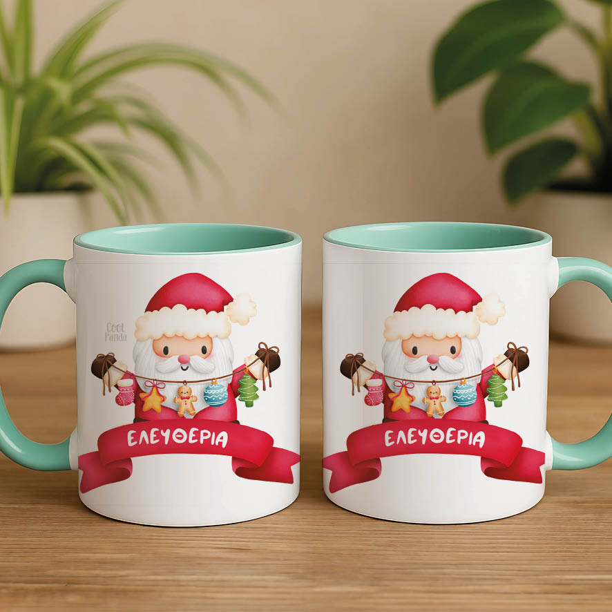 Κούπα 11oz “Αγ. Βασίλης γιρλάντα”