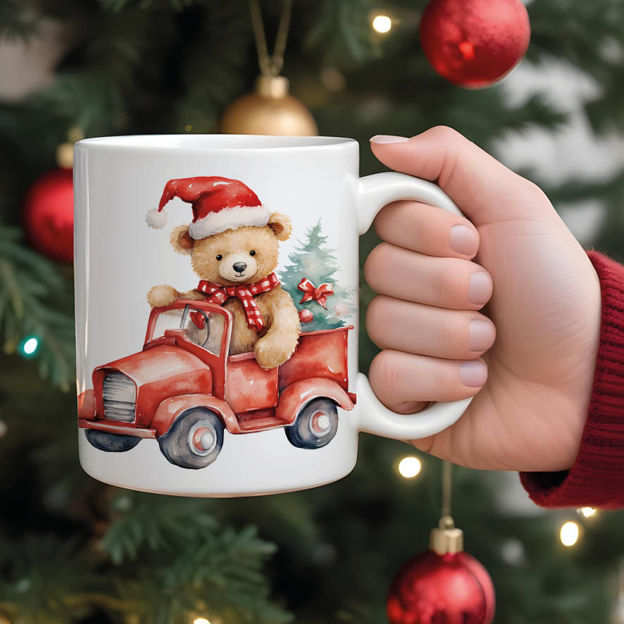 Κούπα 11oz “Αρκουδάκι με αμάξι”