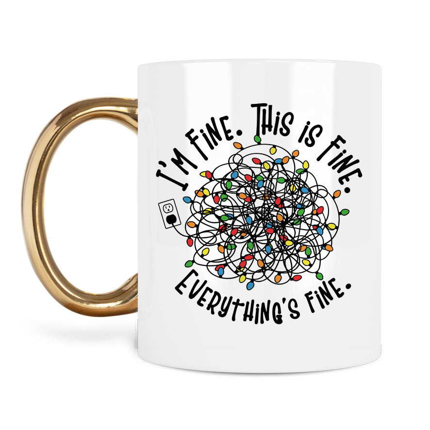 Κούπα 11oz “I’m Fine”