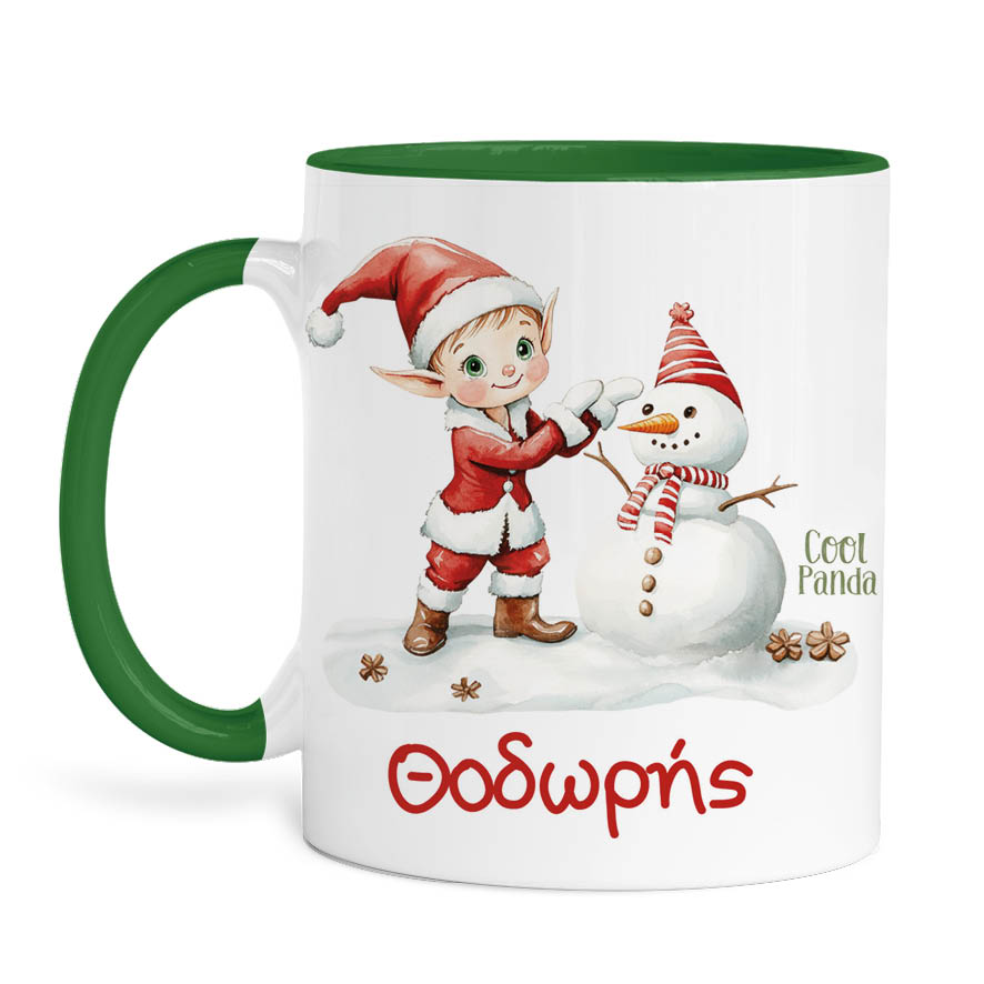 Κούπα 11oz “Ξωτικό με χιονάνθρωπο”