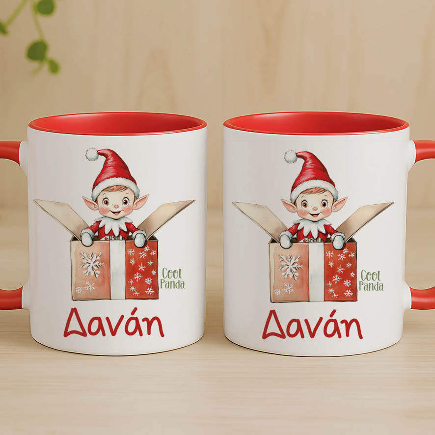 Σετ κούπα με στολίδι “Ξωτικό δώρο”