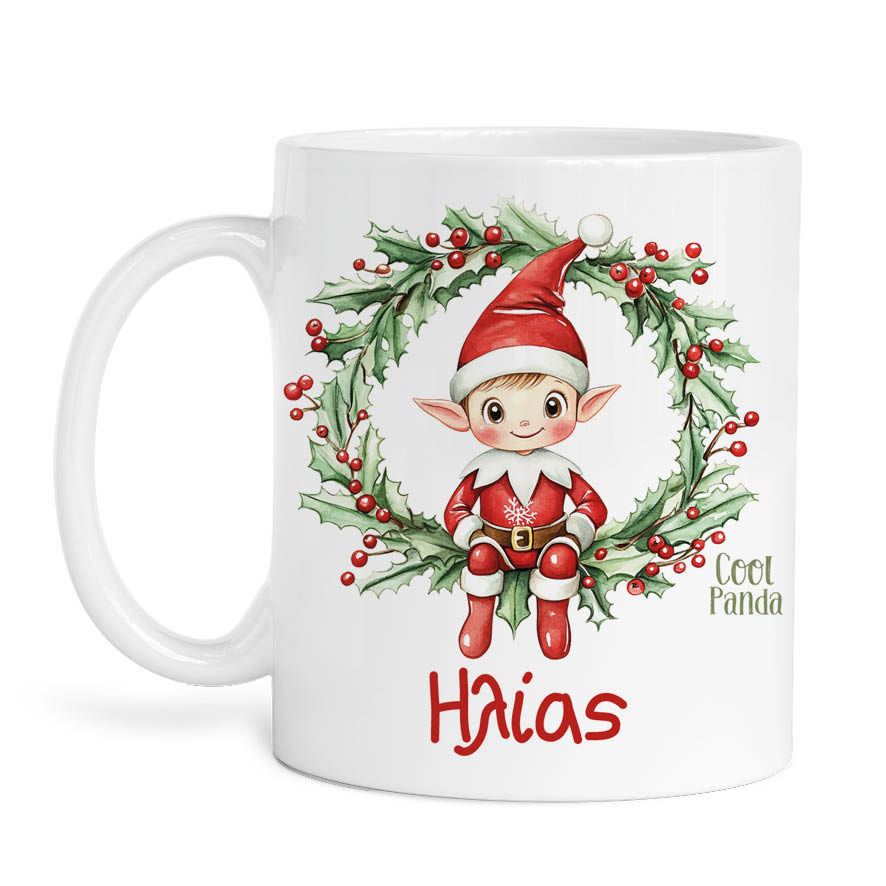 Σετ κούπα με στολίδι “Ξωτικό στεφάνι”