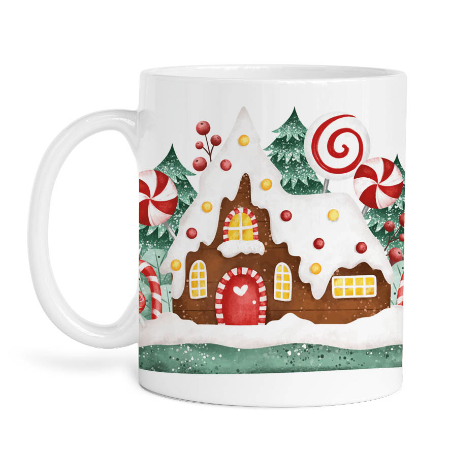 Κούπα 11oz “Ζαχαρόσπιτο κόκκινο”