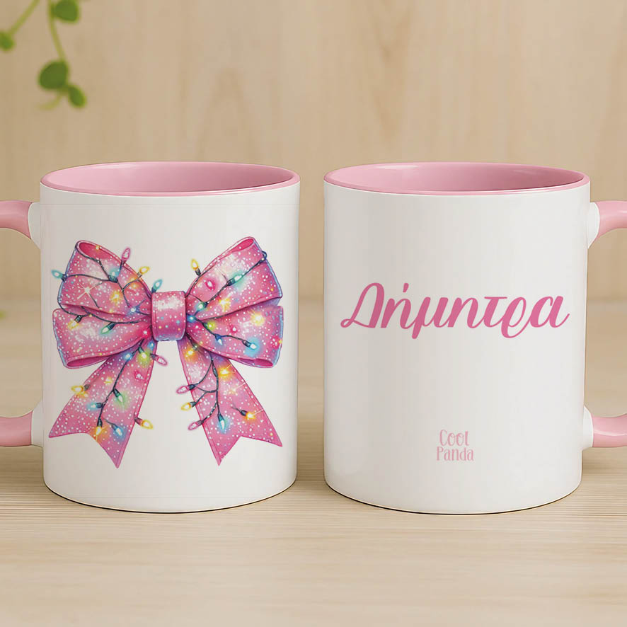 Κούπα 11oz “Ροζ φιόγκος”