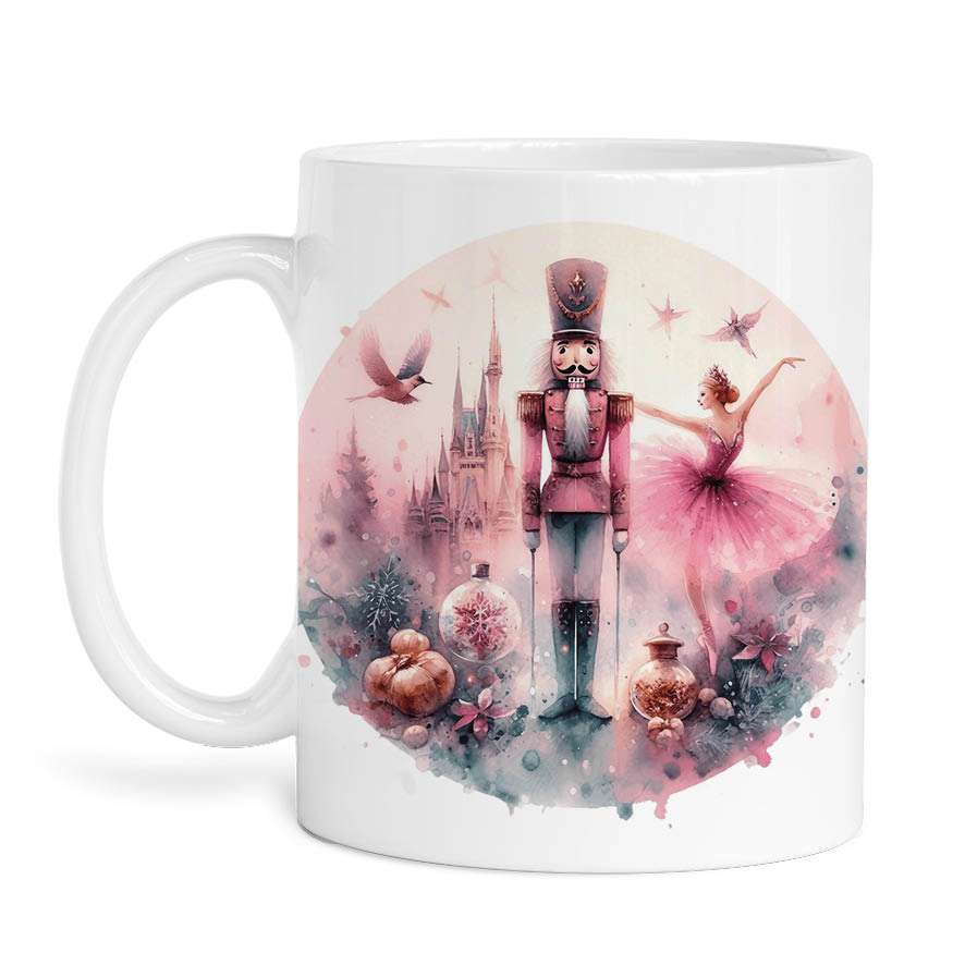 Σετ κούπα με στολίδι “The pink Nutcracker”