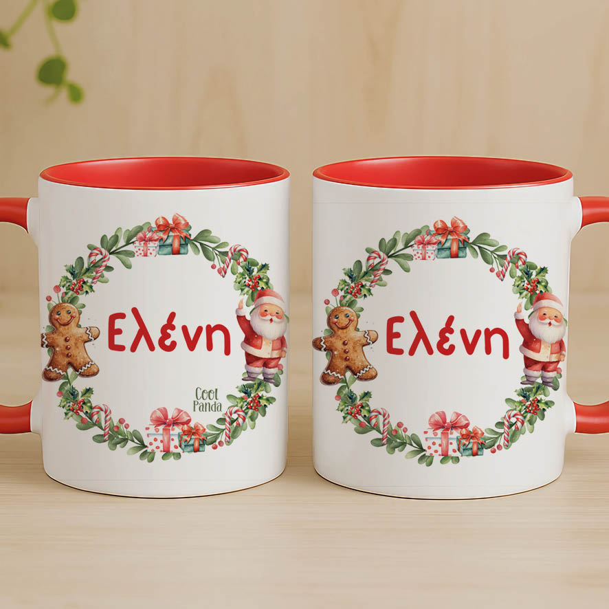 Σετ κούπα με στολίδι “Στεφάνι παιδικό”