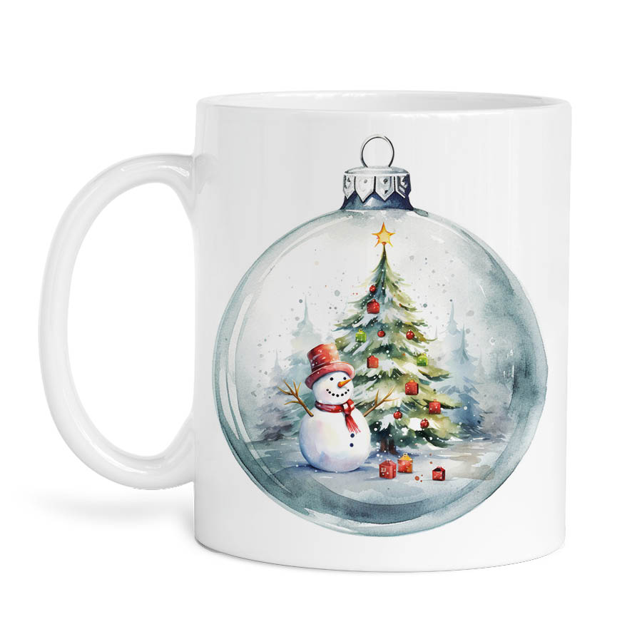 Κούπα 11oz “Χιονάνθρωπος & δέντρο”