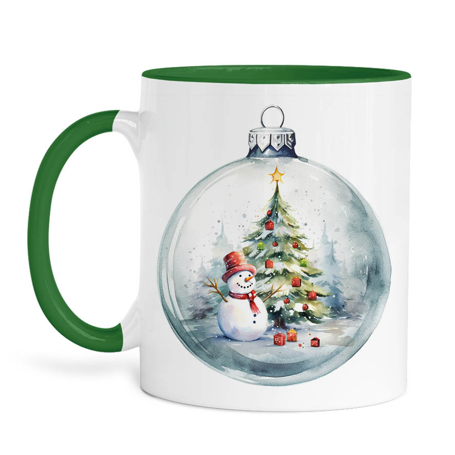 Κούπα 11oz “Χιονάνθρωπος & δέντρο”