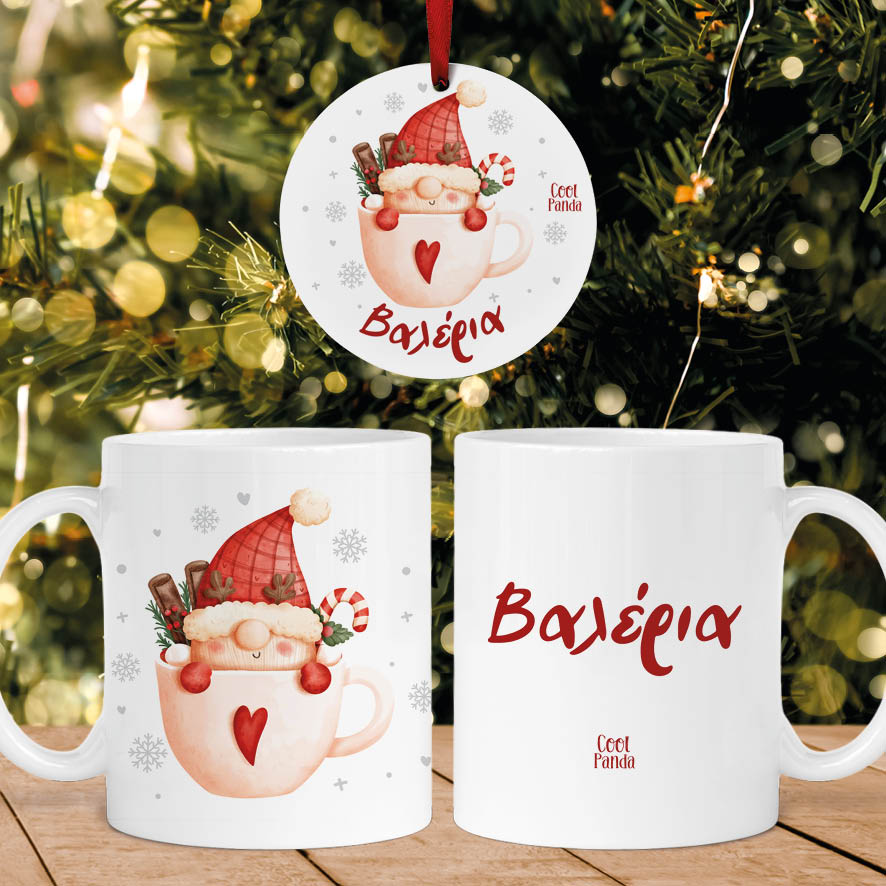 Σετ κούπα με στολίδι “Κούπα με γλυκά”