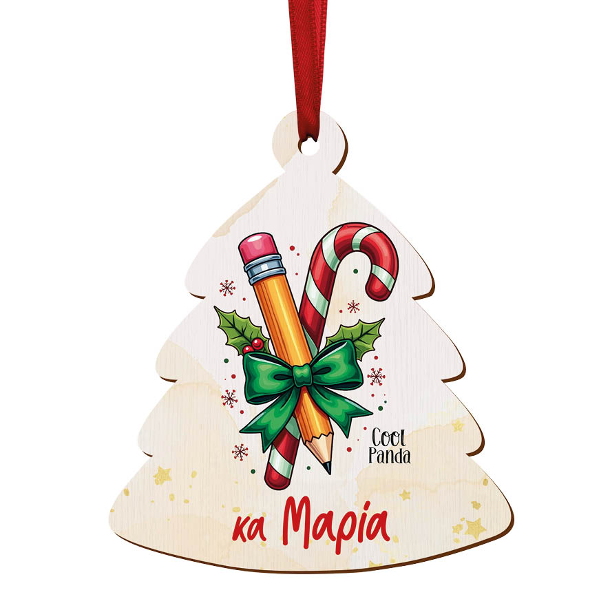 Δεντράκι ξύλινο “Mολύβι Ζαχαρωτό”