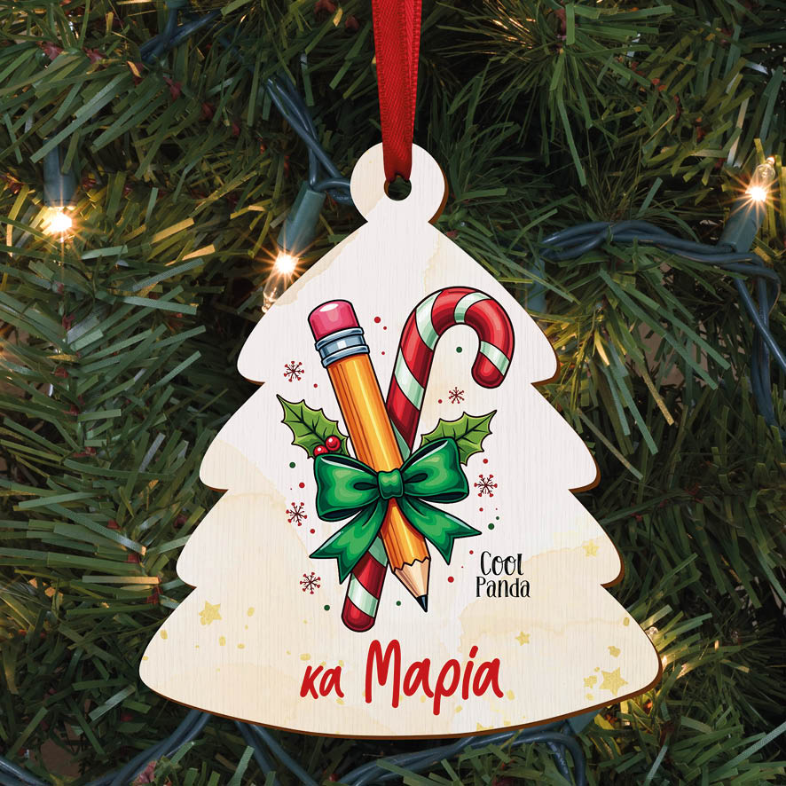 Δεντράκι ξύλινο “Mολύβι Ζαχαρωτό”