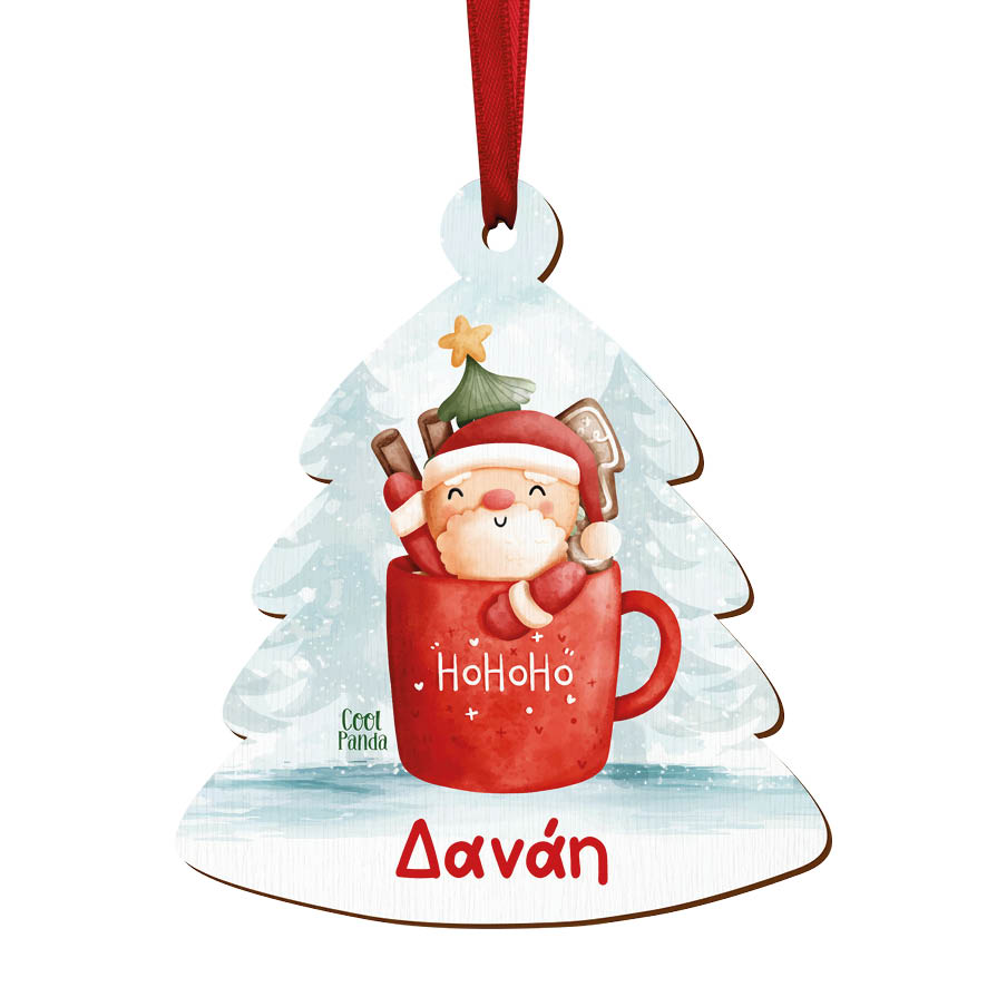 Δεντράκι ξύλινο “Κούπα Αγ. Βασίλης”