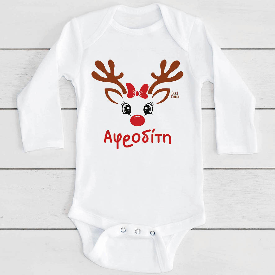 Βρεφικό Φορμάκι μακρυμάνικο “Τάρανδος”