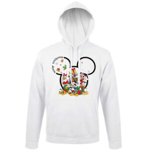 Φούτερ unisex με κουκούλα “Christmas Disney”